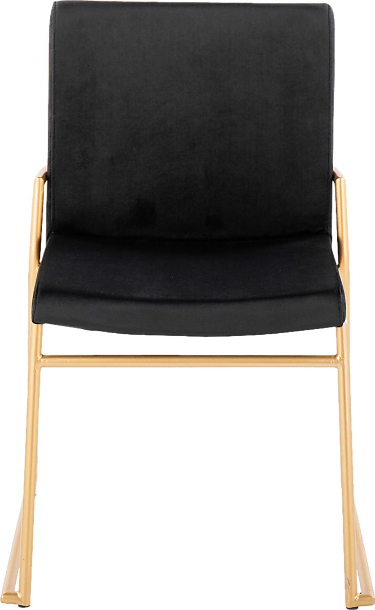 Powhatan II Black Dining Chair, Set of 2