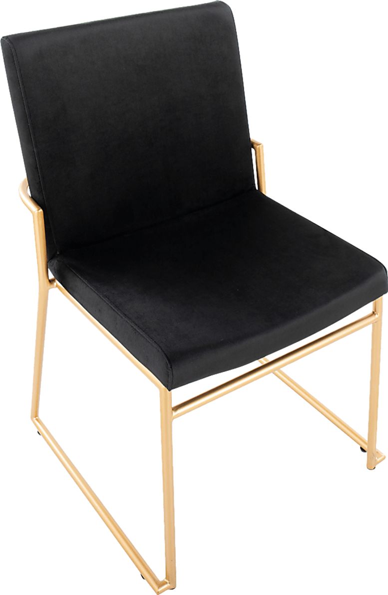 Powhatan II Black Dining Chair, Set of 2