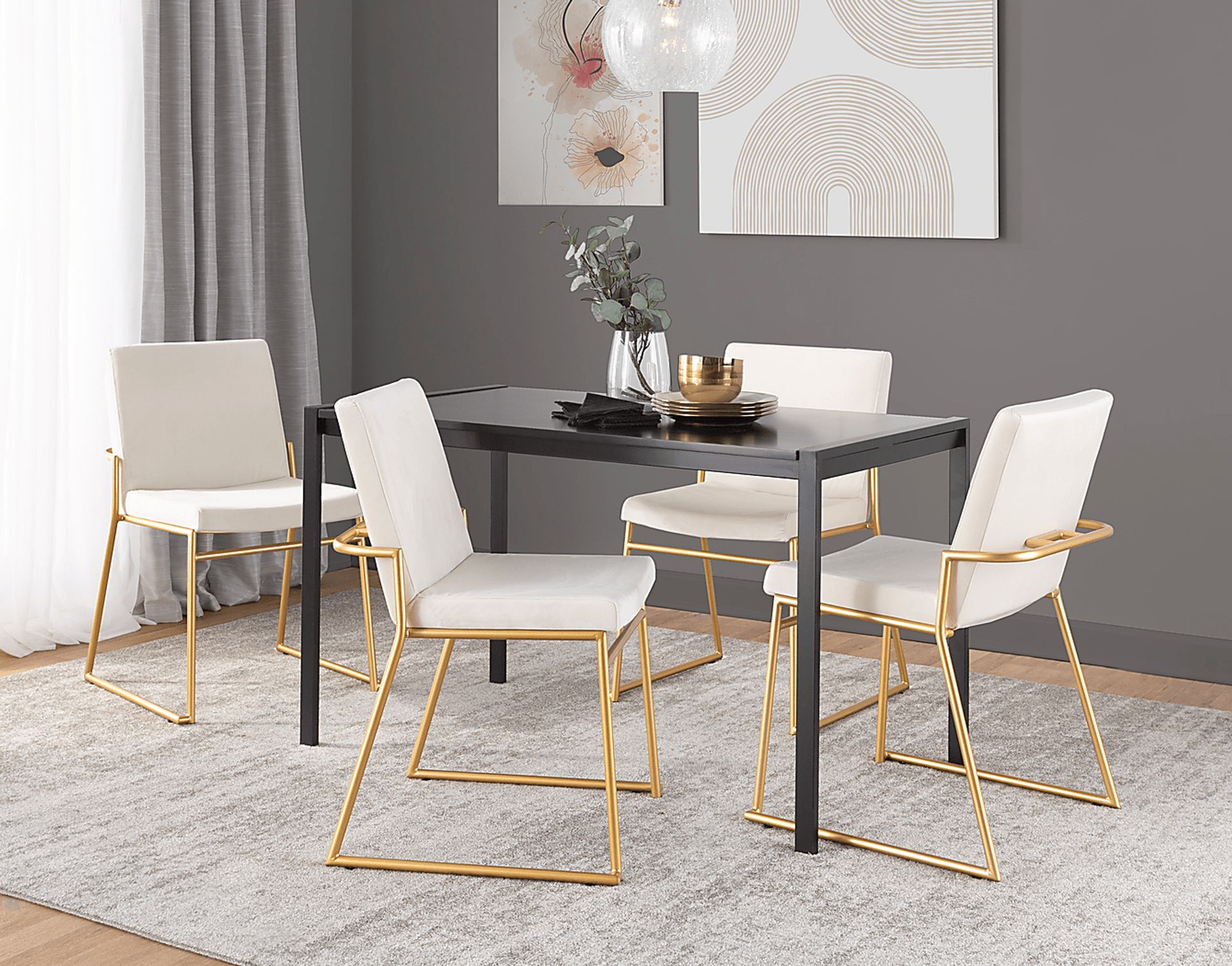 Powhatan II Cream Dining Chair, Set of 2 - Image 3