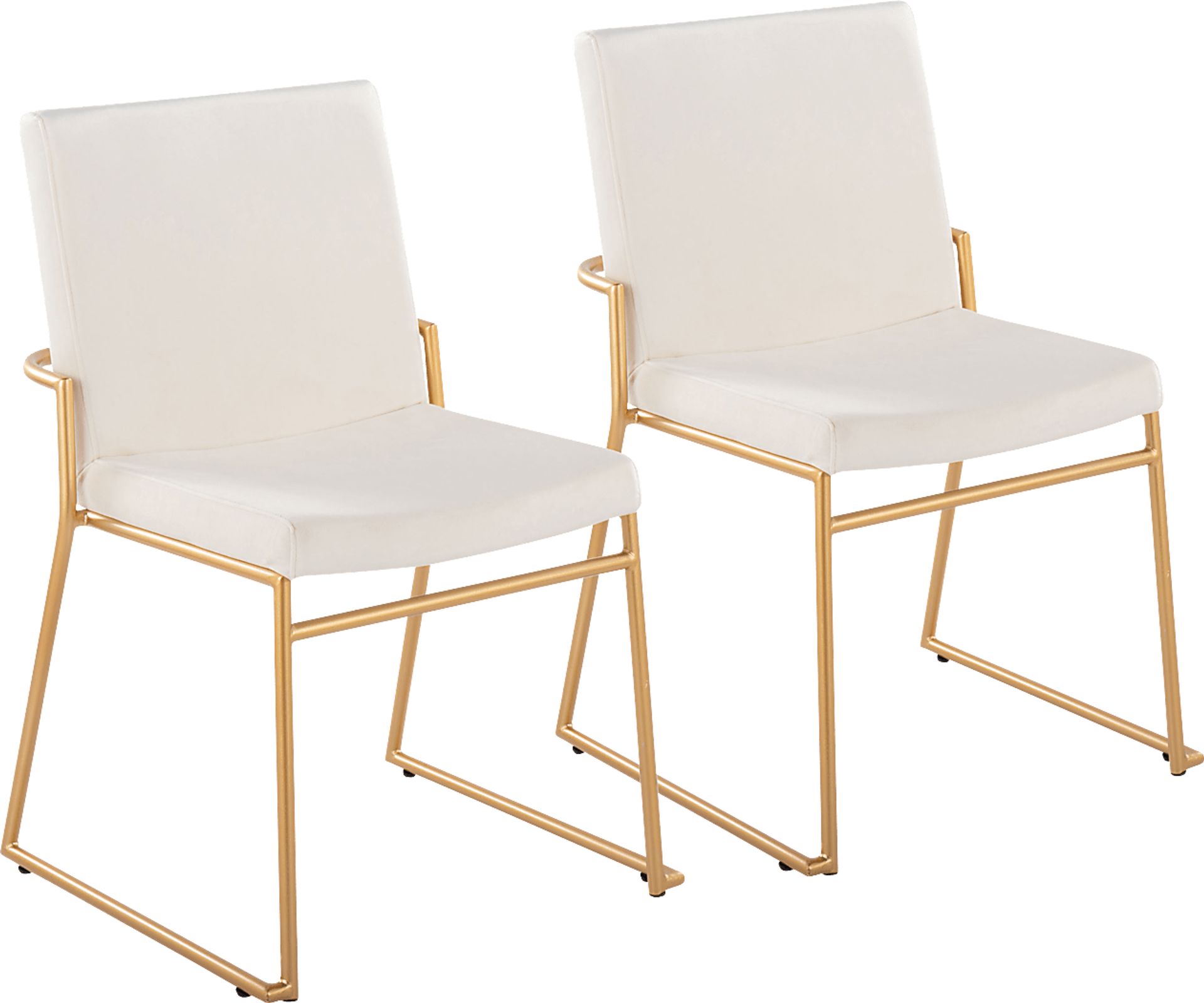 Powhatan II Cream Dining Chair, Set of 2 - Image 1