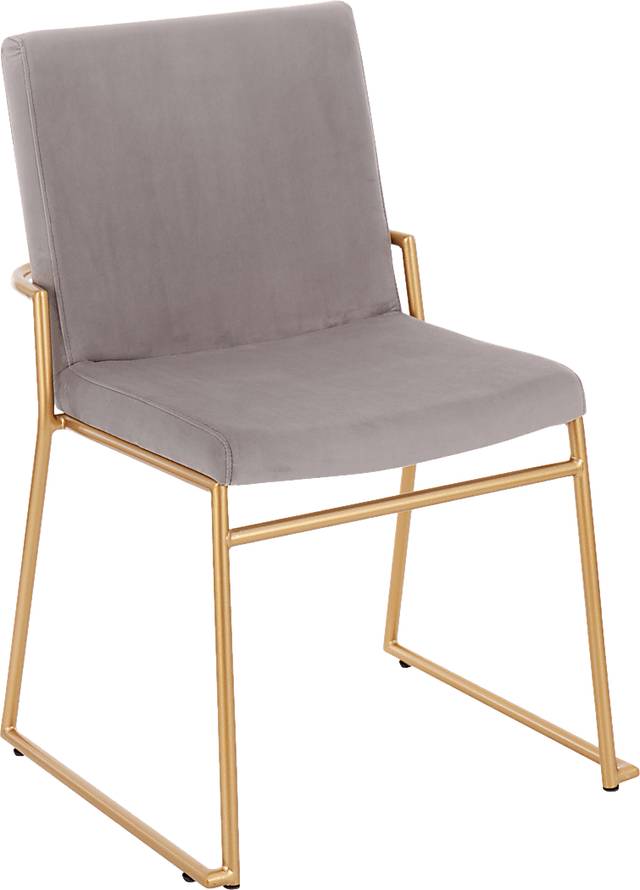 Powhatan II Gray Dining Chair, Set of 2 - Thumbnail - Image 2
