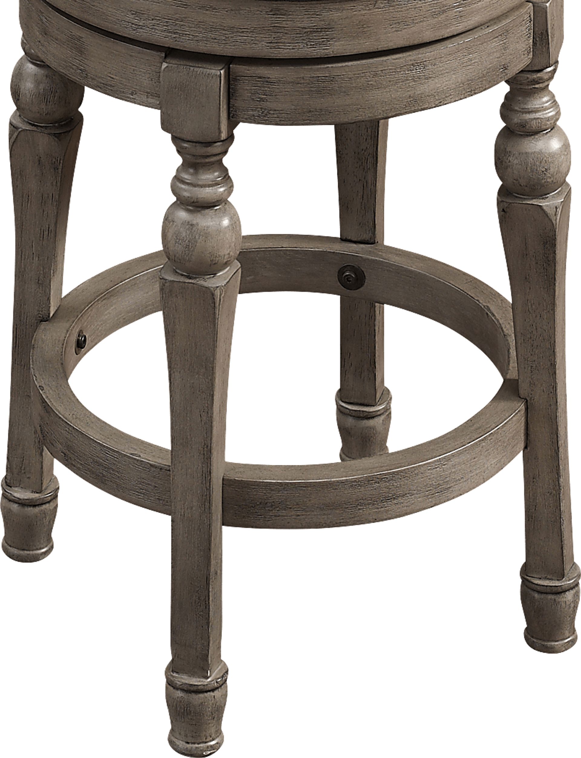Powhattan Beige Swivel Counter Stool - Image 2