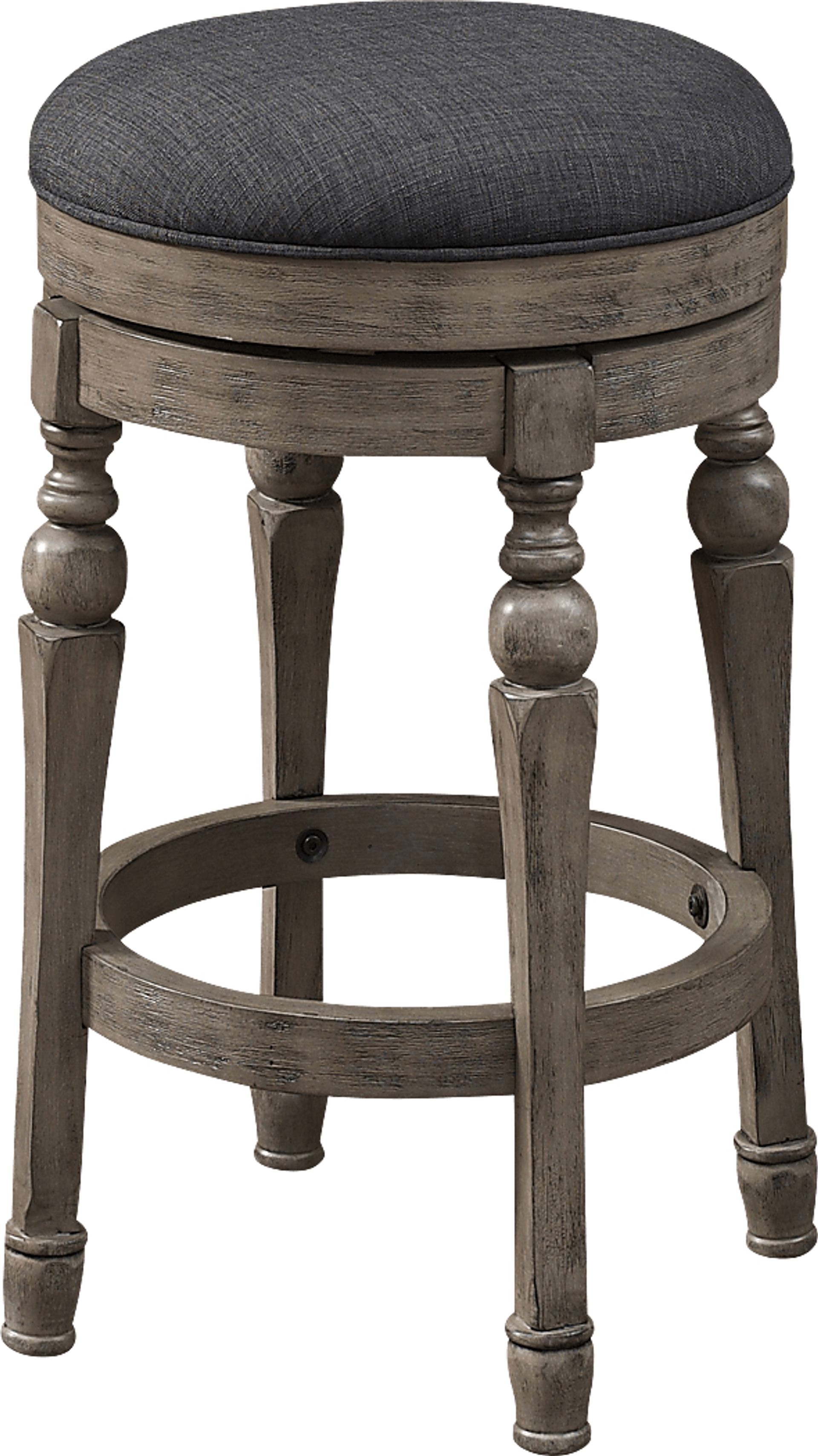 Powhattan Beige Swivel Counter Stool - Image 1