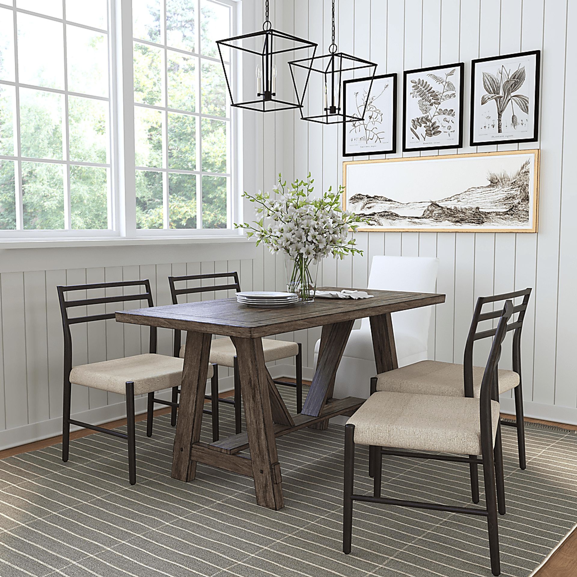 Poynette Gray Dining Table - Image 3