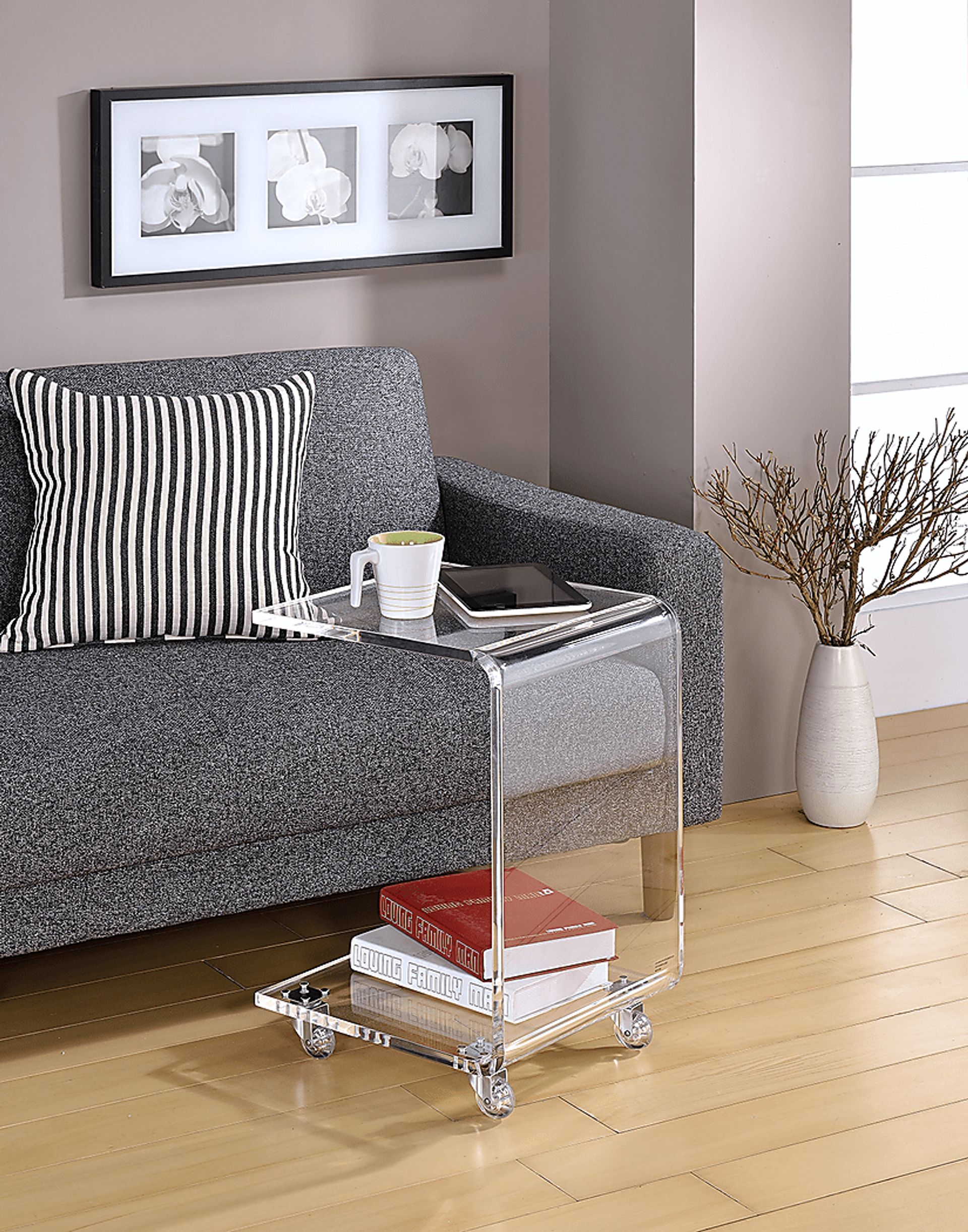 Praigla Clear Accent Table - Image 2