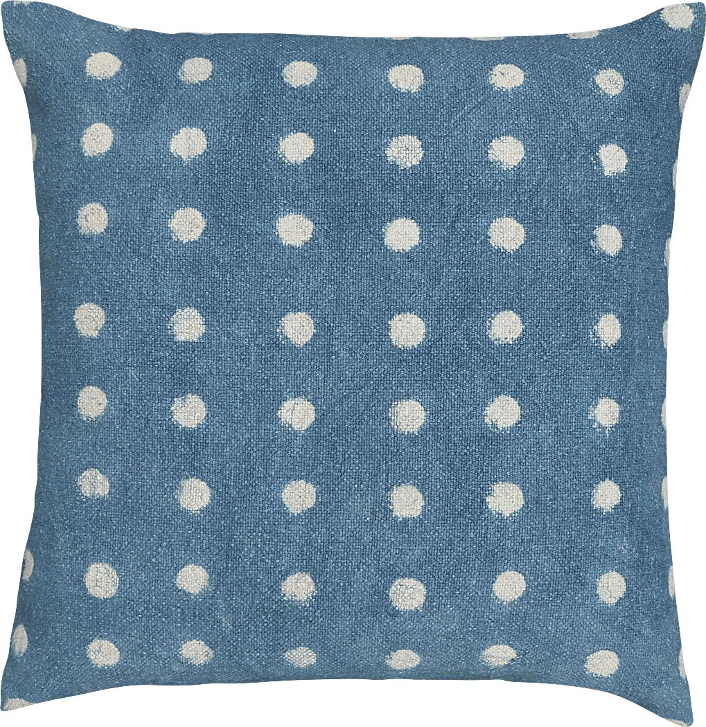 Prairiedawn I Blue Accent Pillow