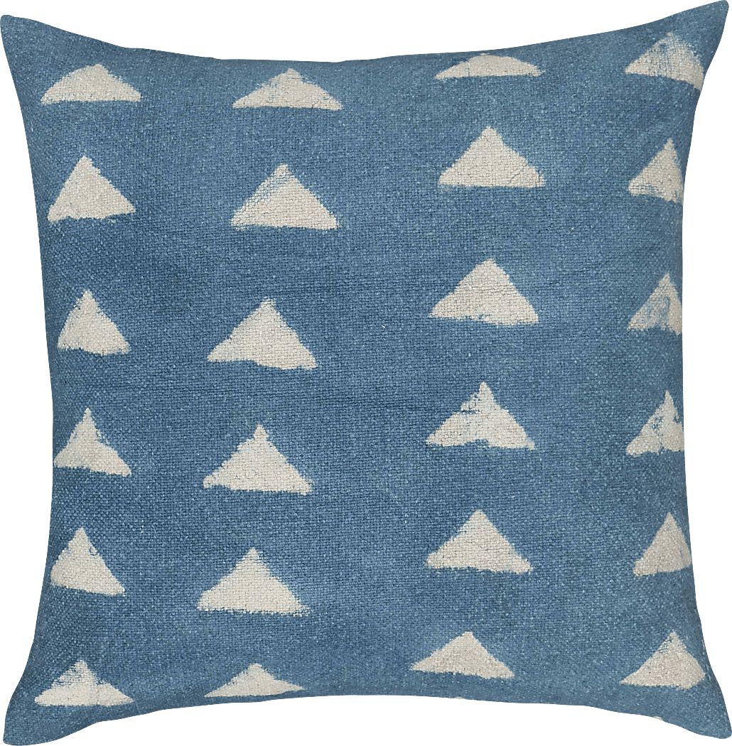 Prairiedawn II Blue Accent Pillow