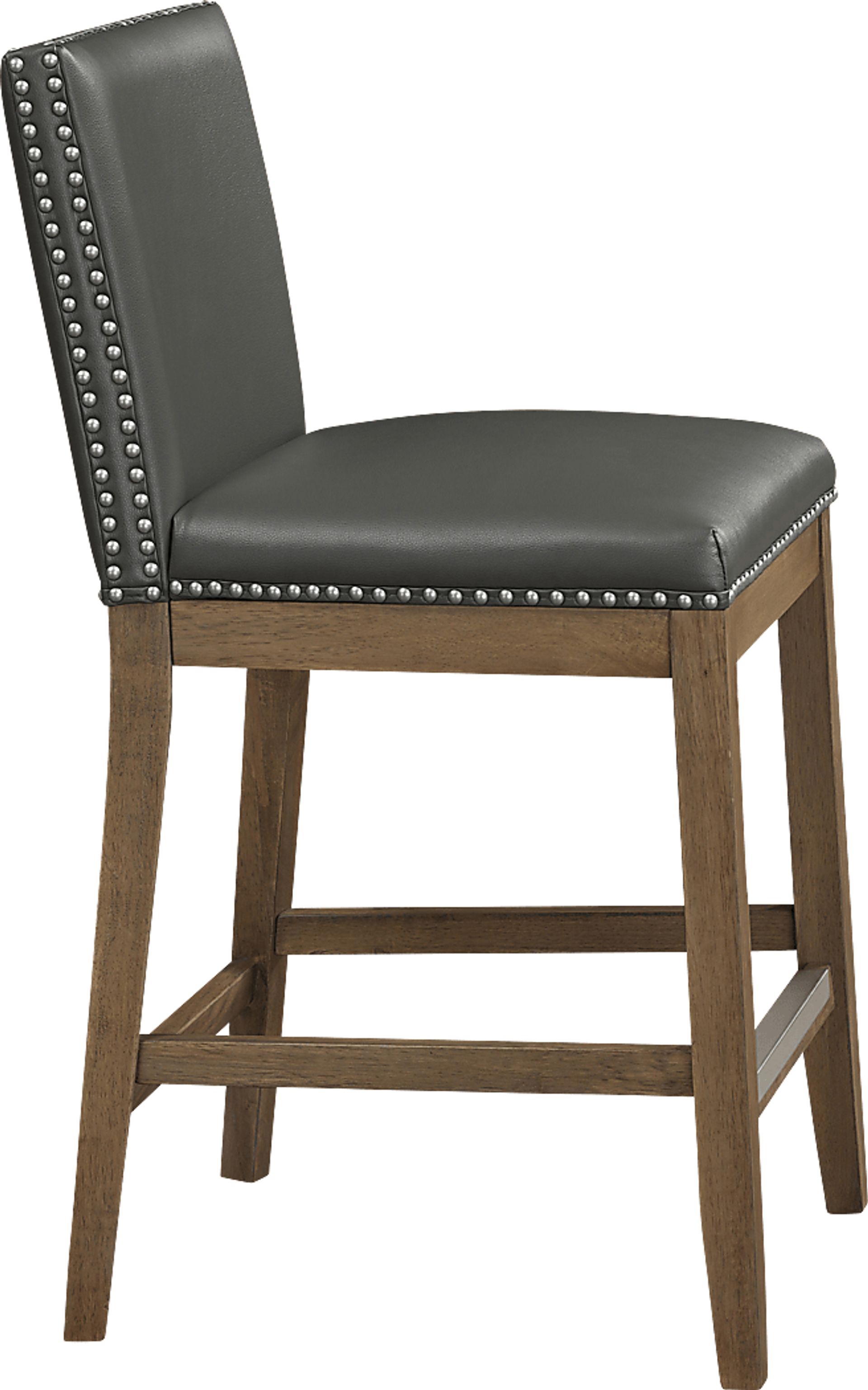 Praro Charcoal Counter Stool - Image 2
