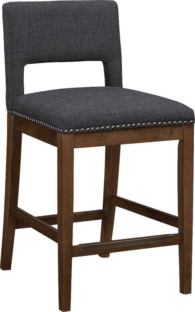 Praro Gray Counter Stool - Thumbnail - Image 1