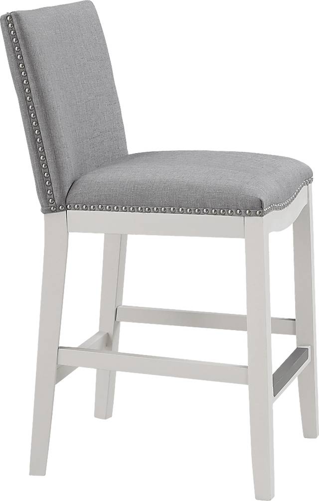 Kyna Light Gray Counter Stool - Thumbnail - Image 2