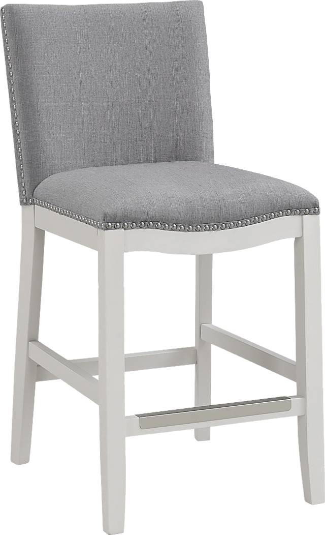 Kyna Light Gray Counter Stool - Thumbnail - Image 1