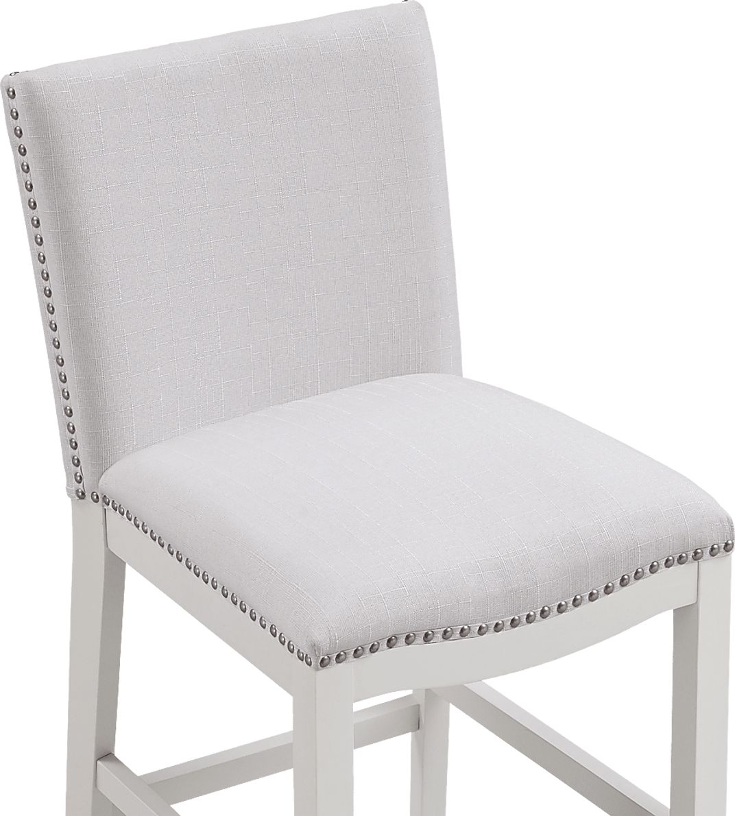Praro White Counter Stool