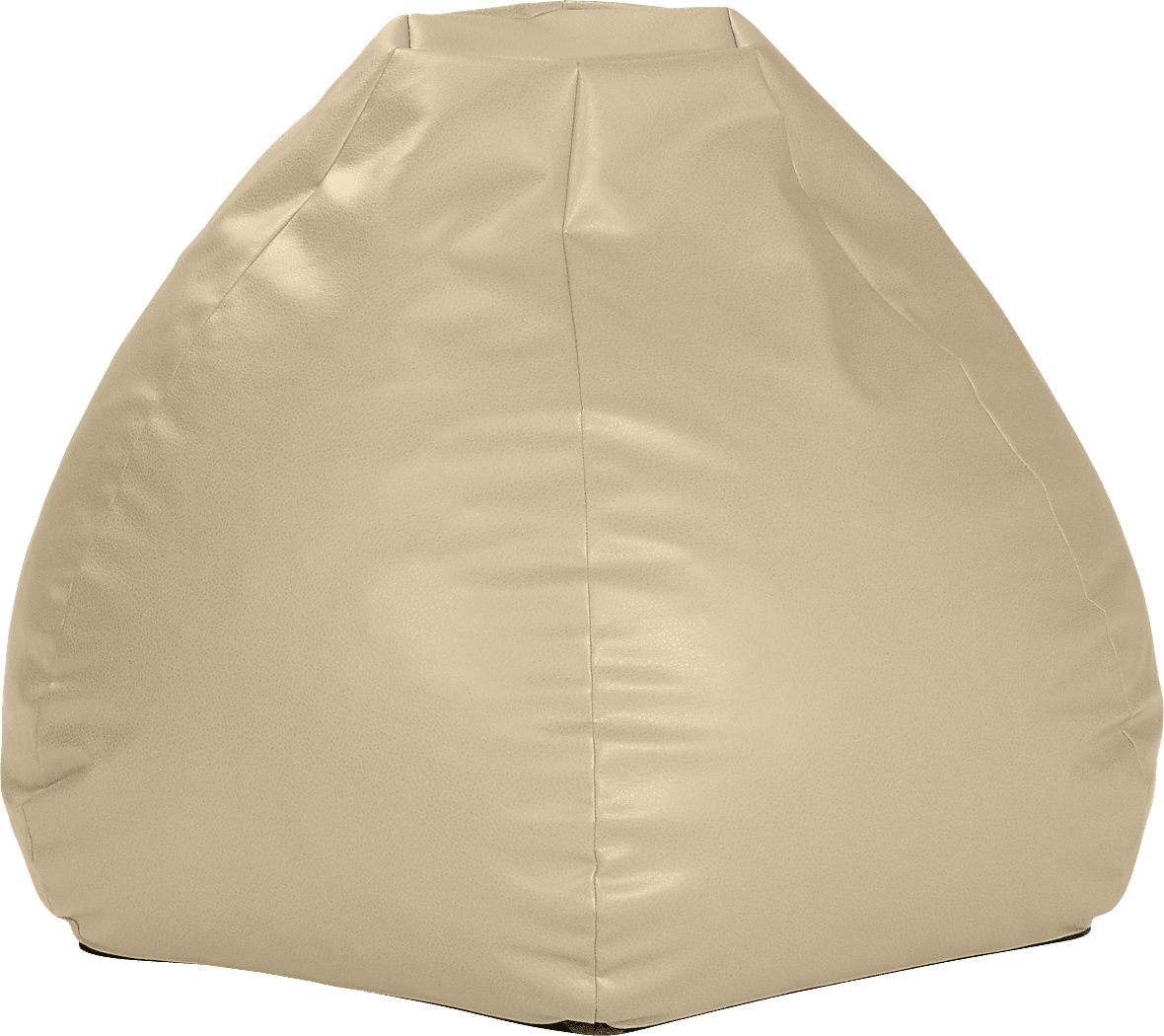 Prasia Beige Bean Bag Chair