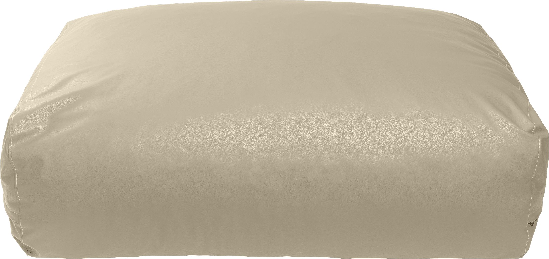Prasia Beige Large Bean Bag Chair