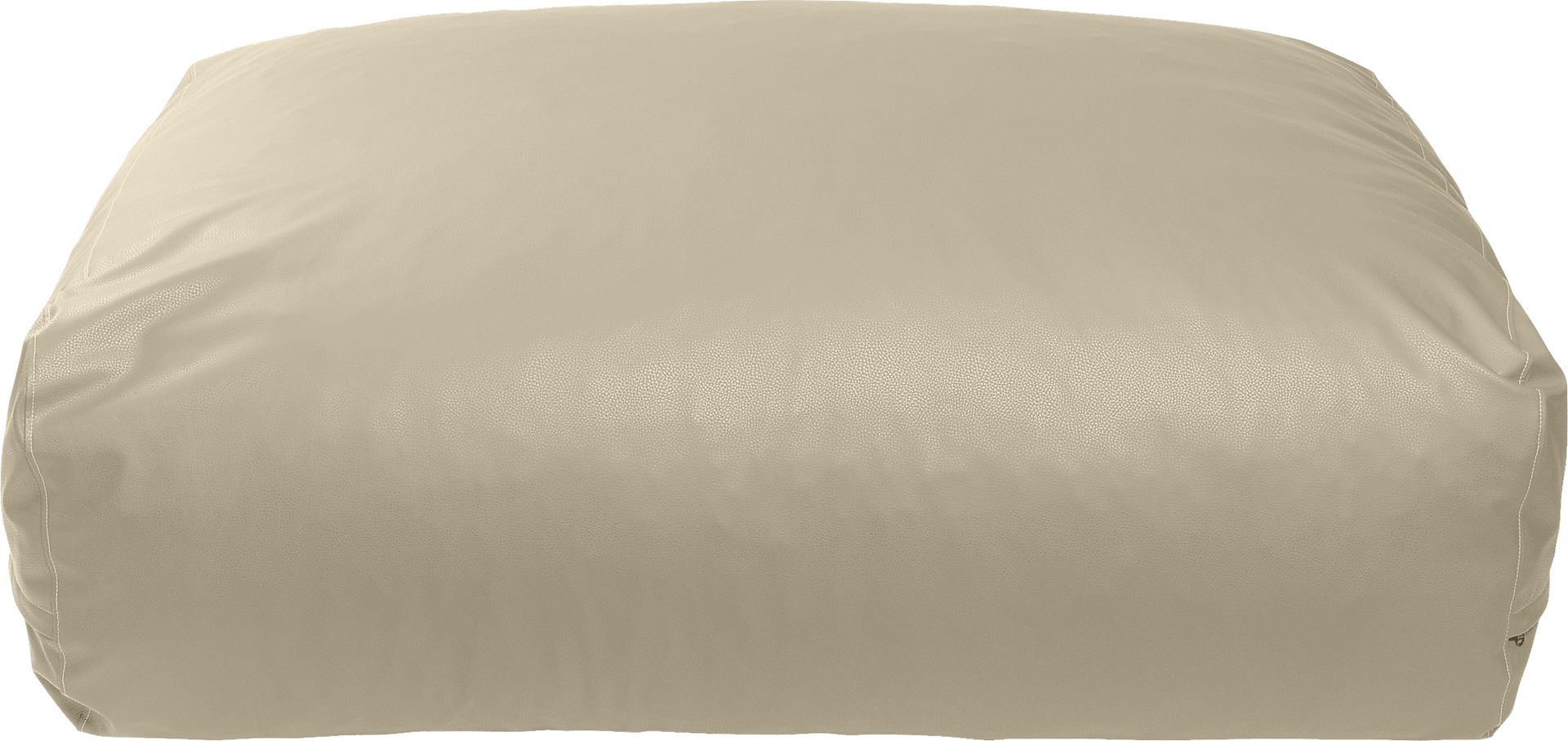 Prasia Beige Large Bean Bag - Image 1
