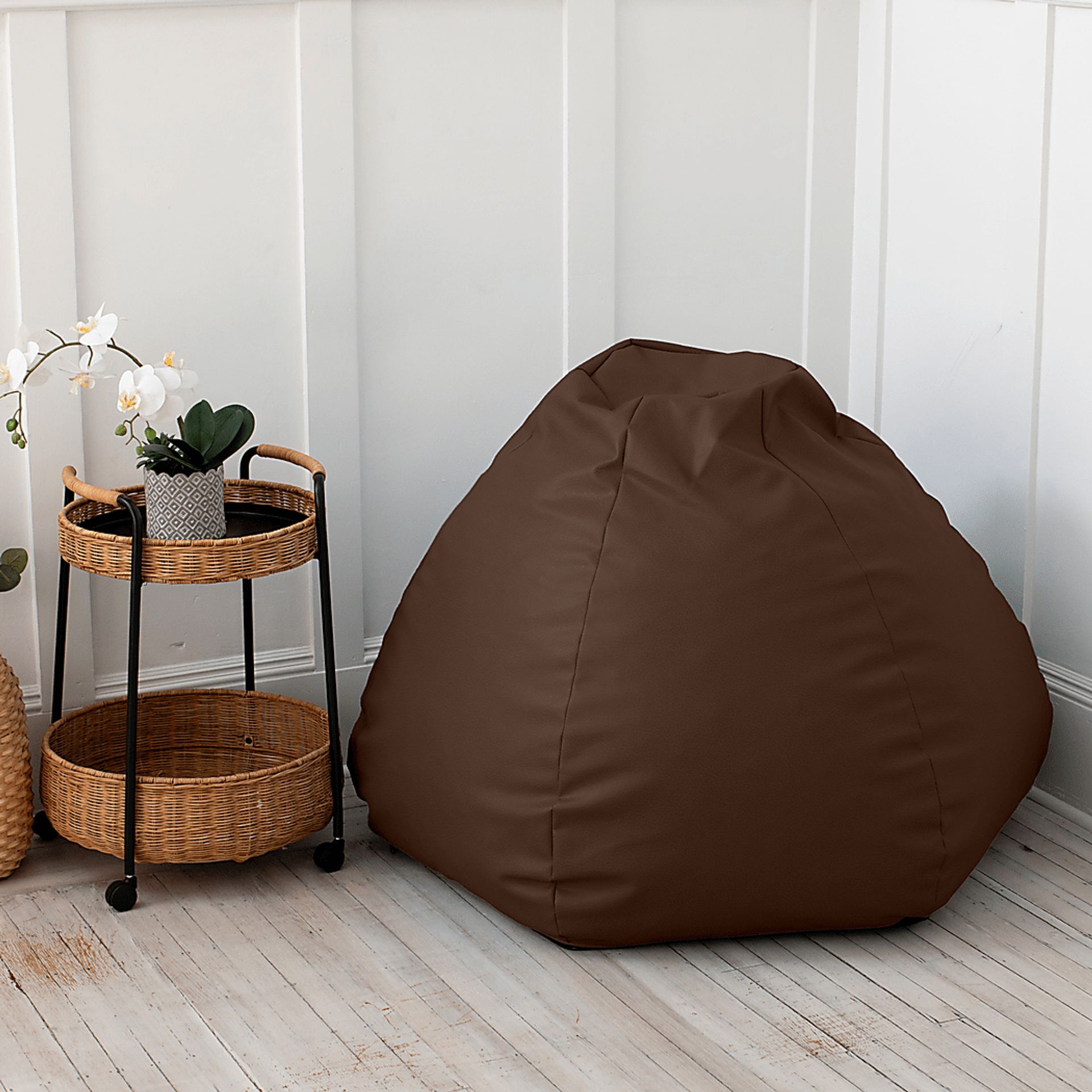 Prasia Brown Bean Bag - Image 2