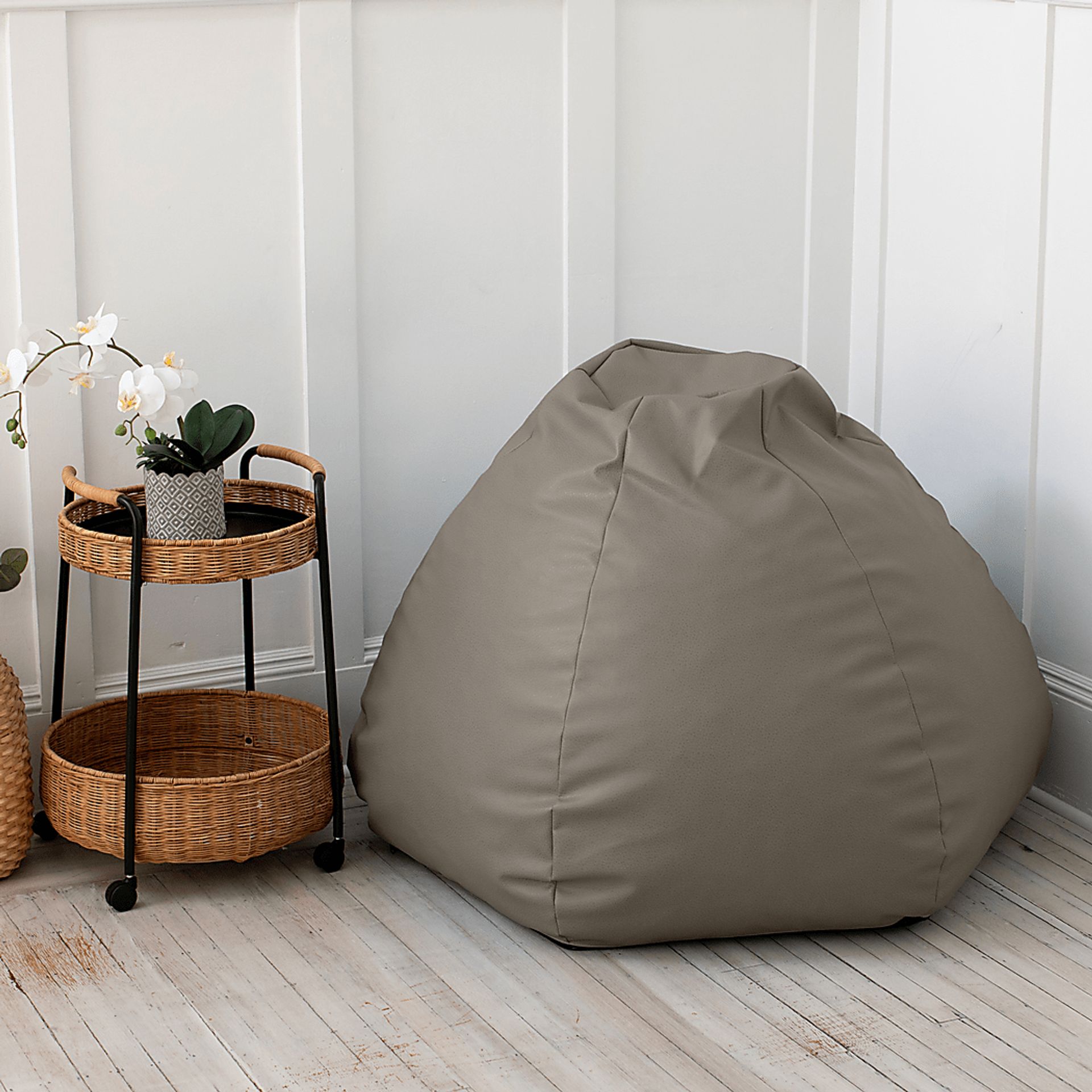 Prasia Gray Bean Bag - Image 2
