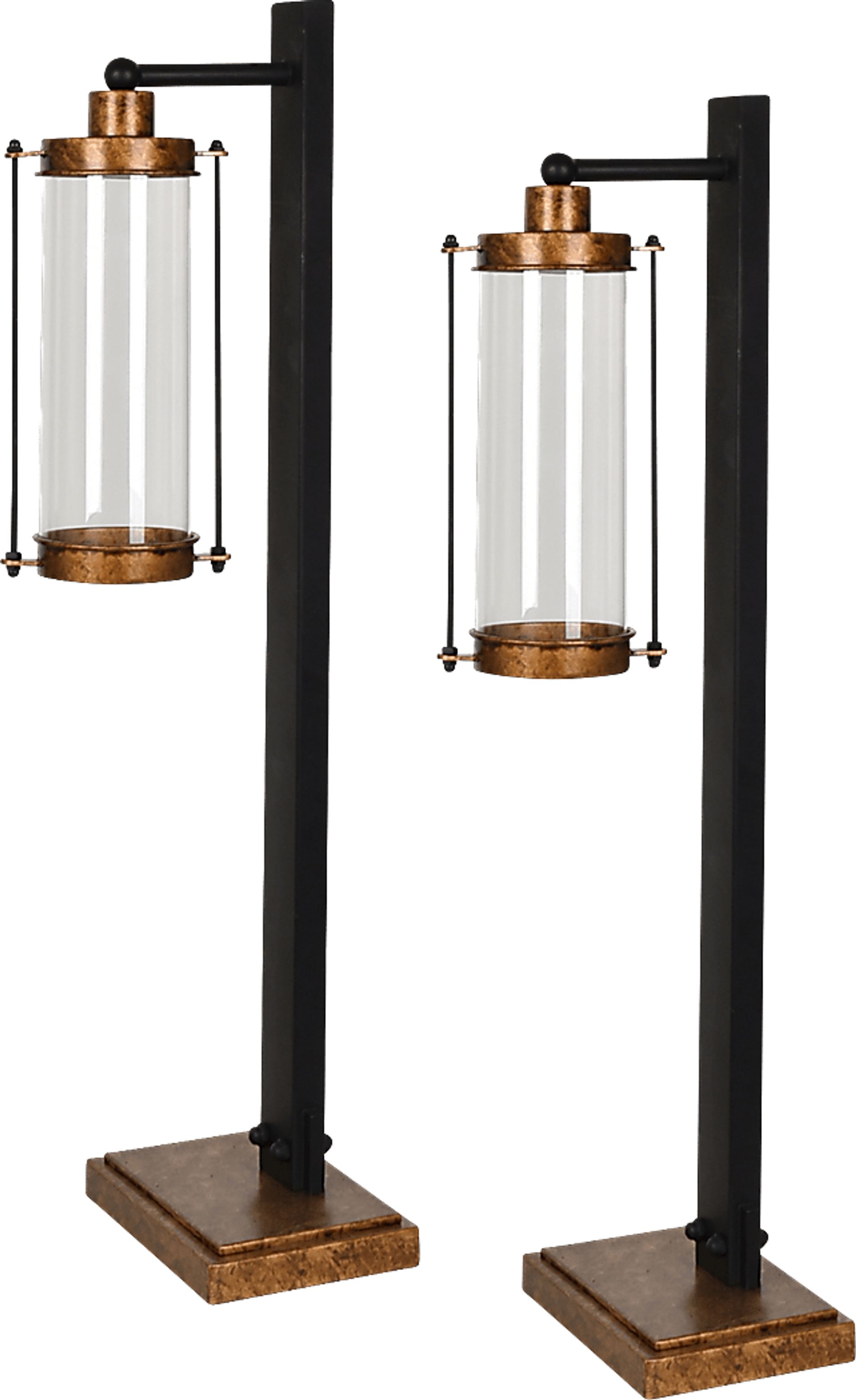 Prather Black Lamp, Set of 2 - Image 1