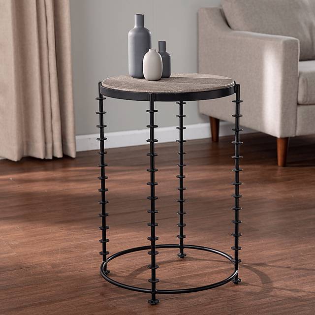 Preakness Gray End Table - Thumbnail - Image 4