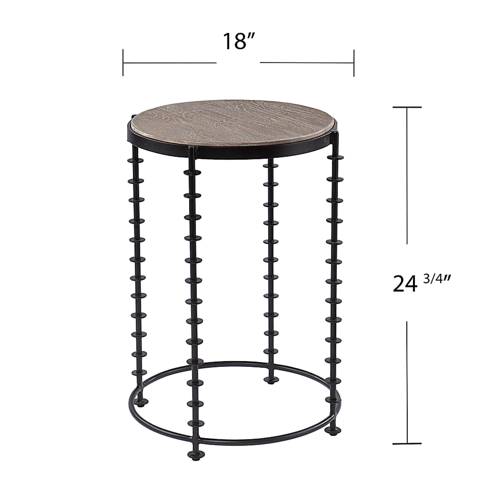 Preakness Gray End Table - Image 5