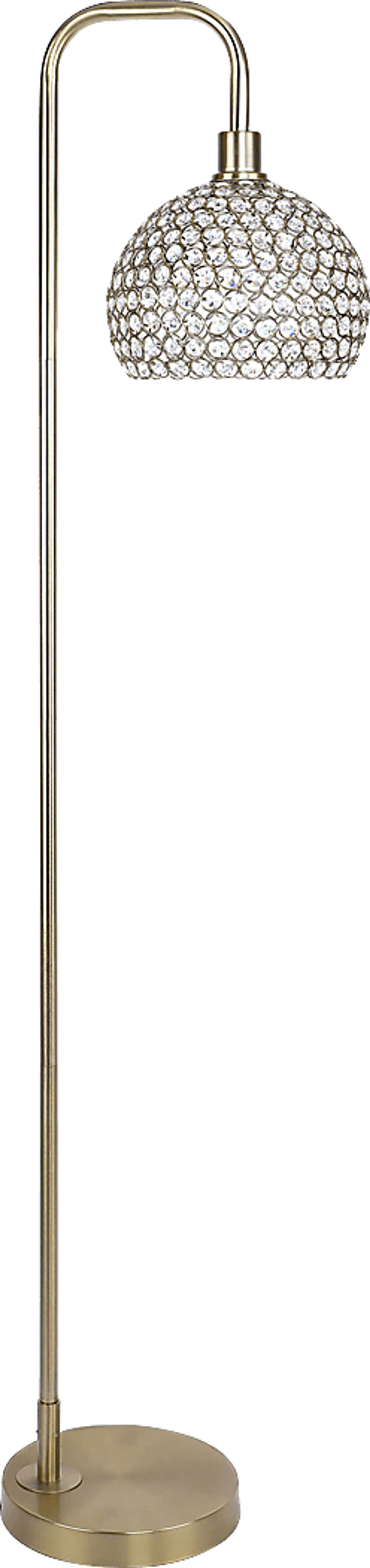 Preciados Way Gold Floor Lamp - Image 1