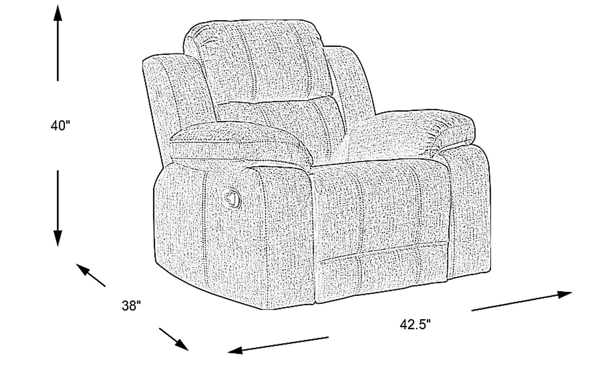 Dimension Image. Please refer to the Dimension Tab on this page for dimension details.