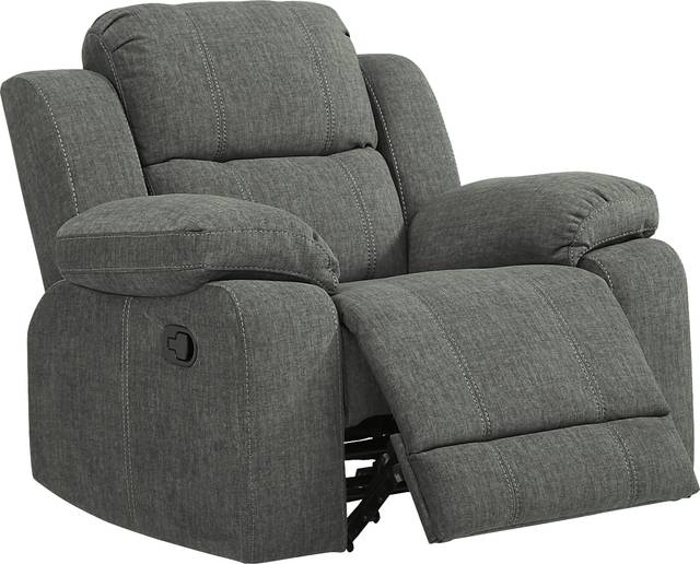 Prescott Point Gray Glider Recliner - Thumbnail - Image 1