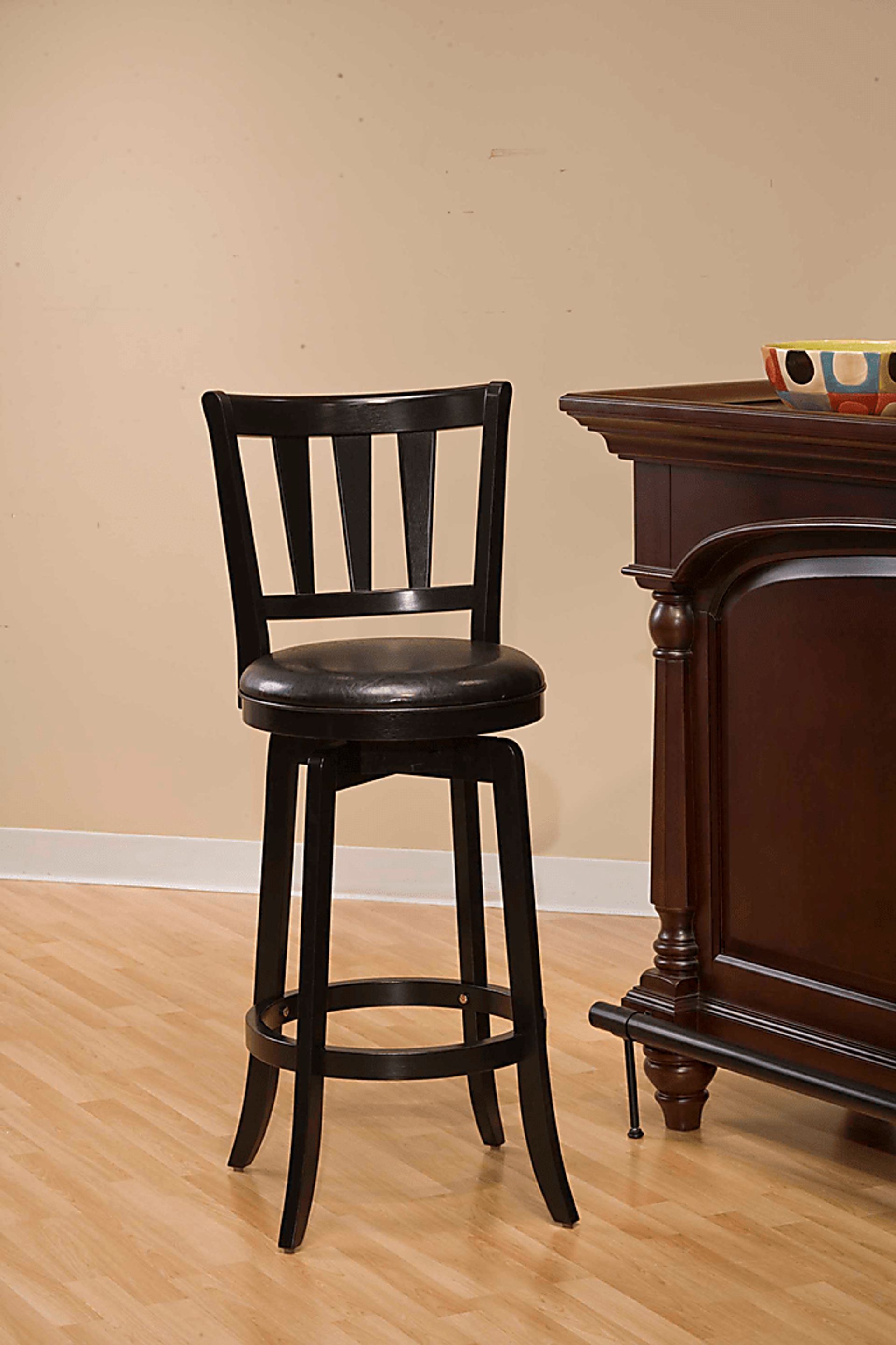 Presque Isle Black Barstool - Image 2