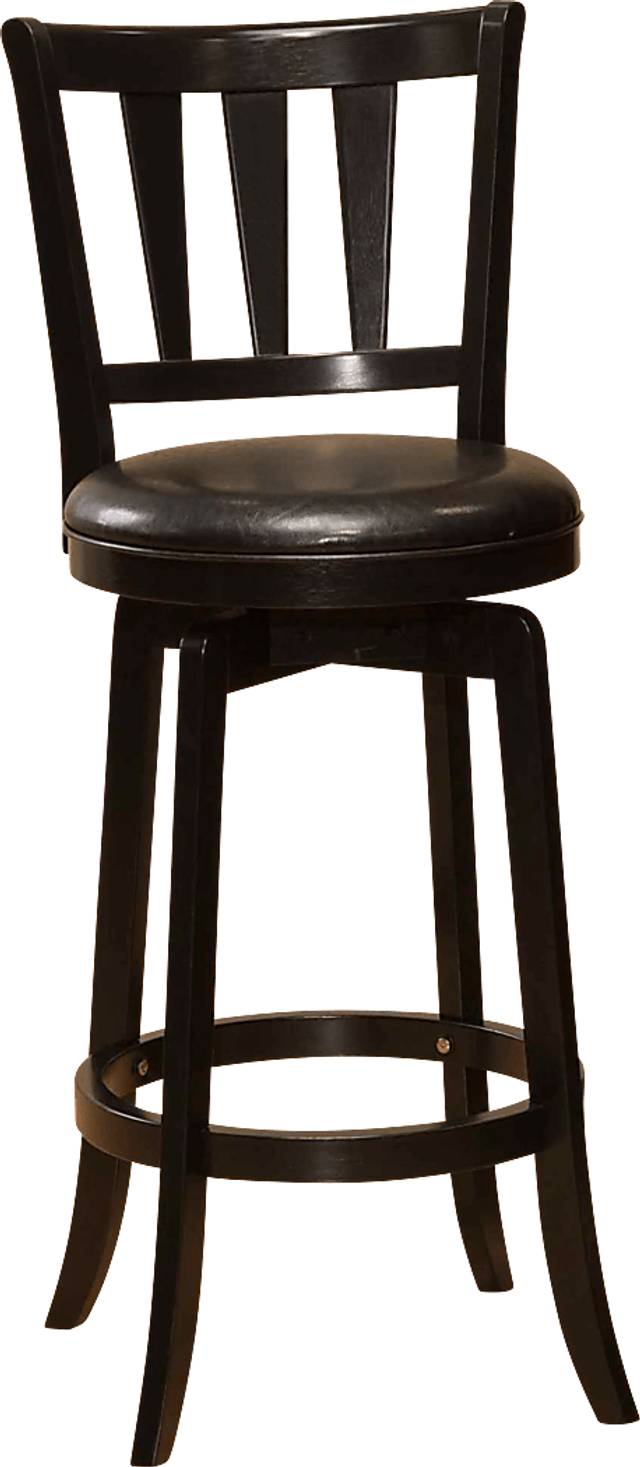 Presque Isle Black Counter Height Stool - Thumbnail - Image 1