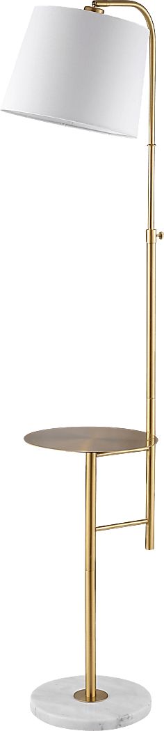 Pressler Valley Gold Floor Lamp