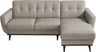 Pressly Place Leather 2 Pc Right Arm Chaise Sectional