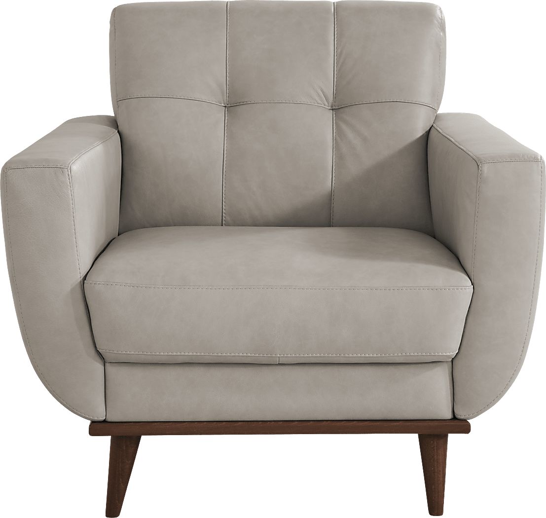 Pressly Place 9 Pc Light Gray Leather Living Room Set Rooms To Go