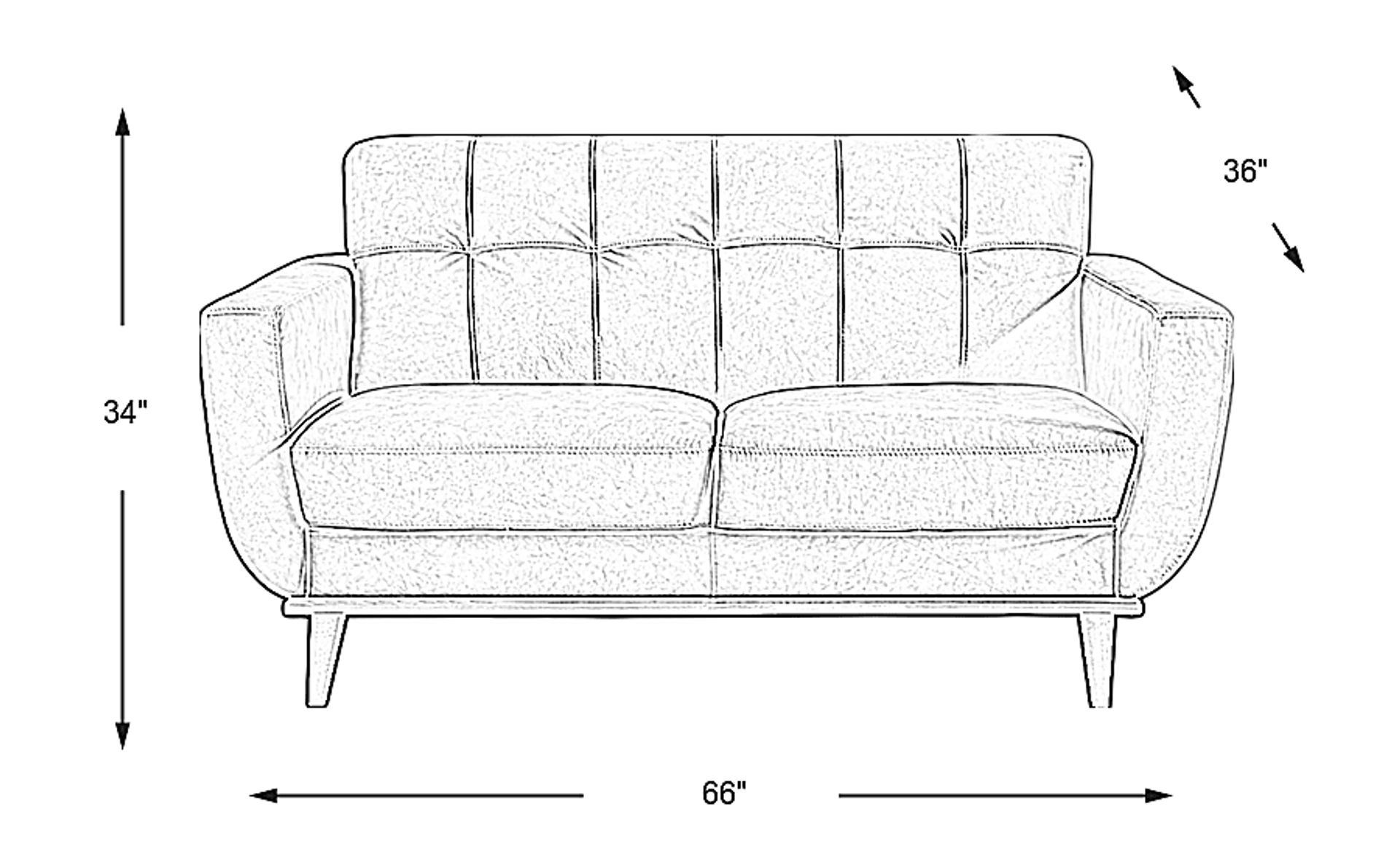 Dimension Image. Please refer to the Dimension Tab on this page for dimension details.