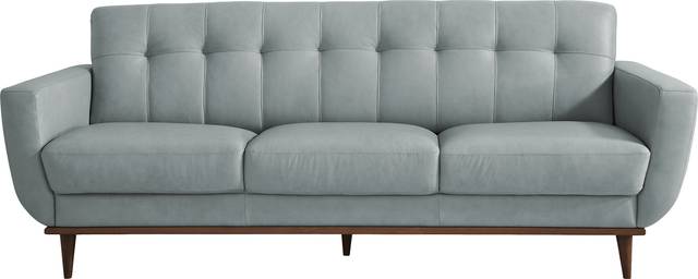 Pressly Place Sky Leather 8 Pc Living Room - Thumbnail - Image 2
