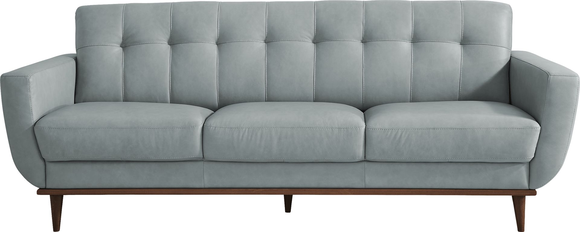 Pressly Place Sky Leather 8 Pc Living Room - Image 2