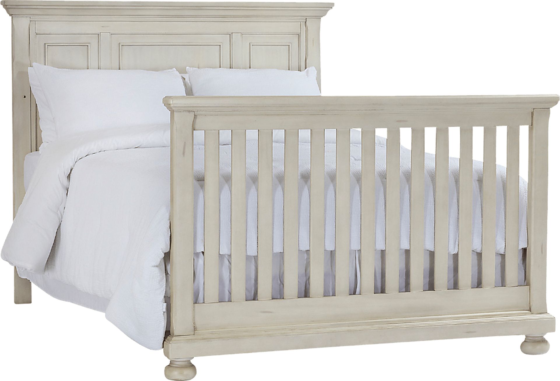 Prestcott Antique White Conversion Rails - Image 2