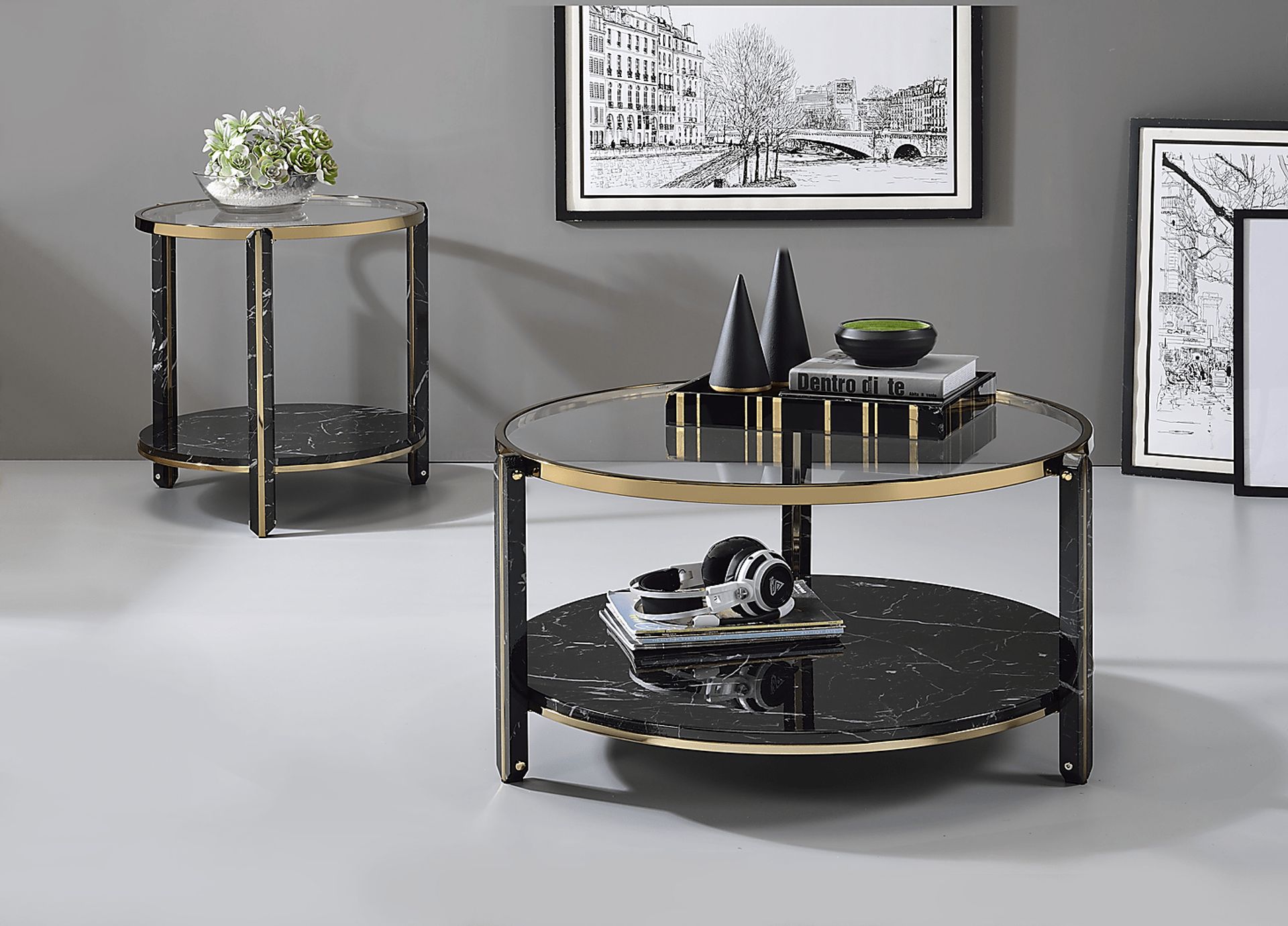 Prestenback Black Cocktail Table - Image 2