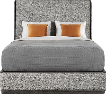 Preston Heights Gray 3 Pc King Upholstered Bed