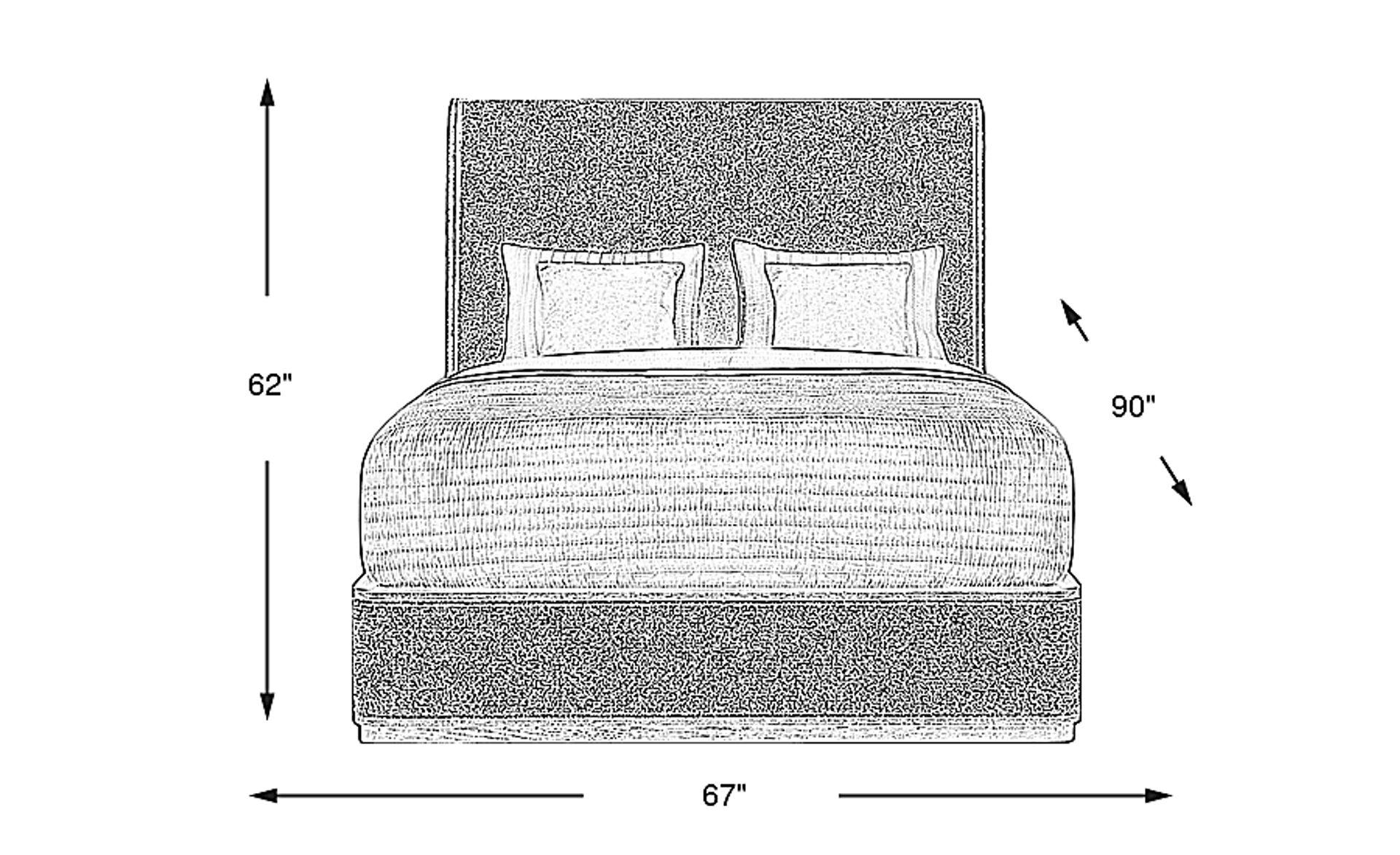 Dimension Image. Please refer to the Dimension Tab on this page for dimension details.