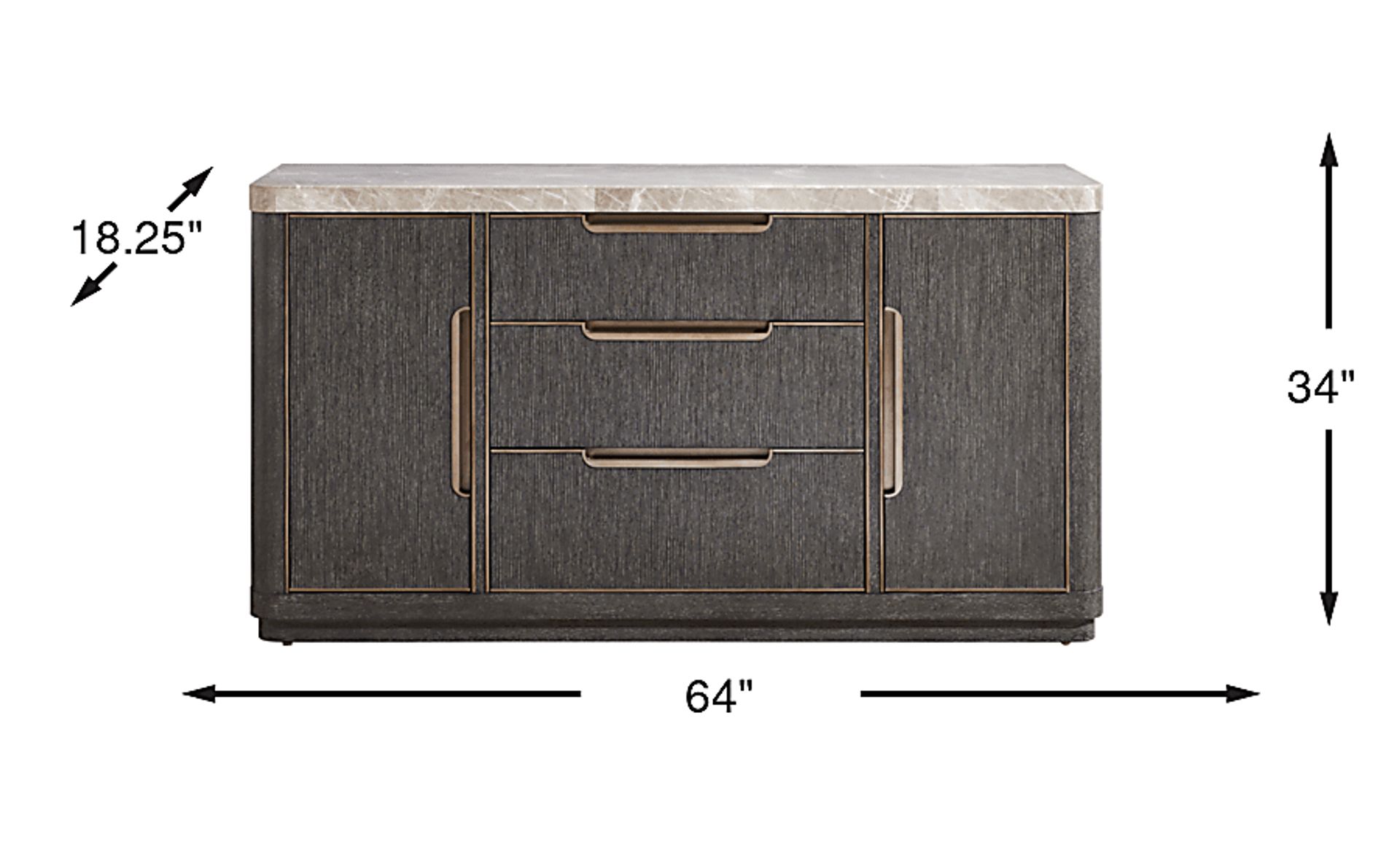 Dimension Image. Please refer to the Dimension Tab on this page for dimension details.