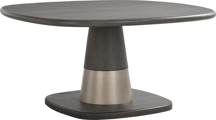 Preston Heights Gray Round Dining Table