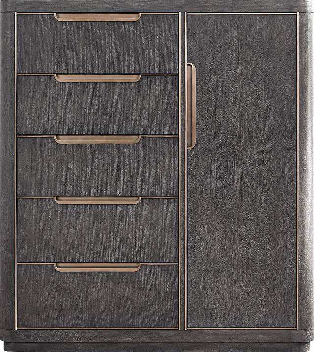 Preston Heights Gray Door Chest - Thumbnail - Image 1