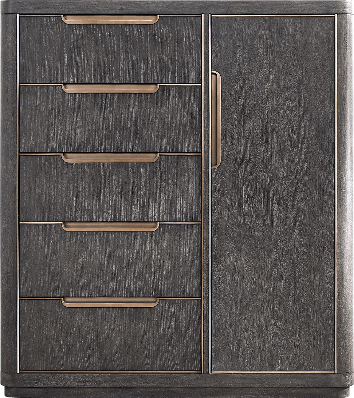 Drew & Jonathan Preston Heights Gray Door Chest | Rooms to Go