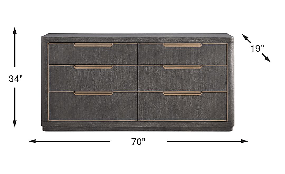 Preston Heights Gray Dresser