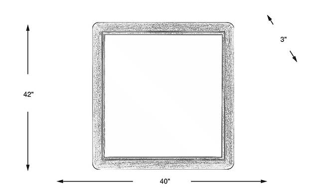 Dimension Image. Please refer to the Dimension Tab on this page for dimension details.