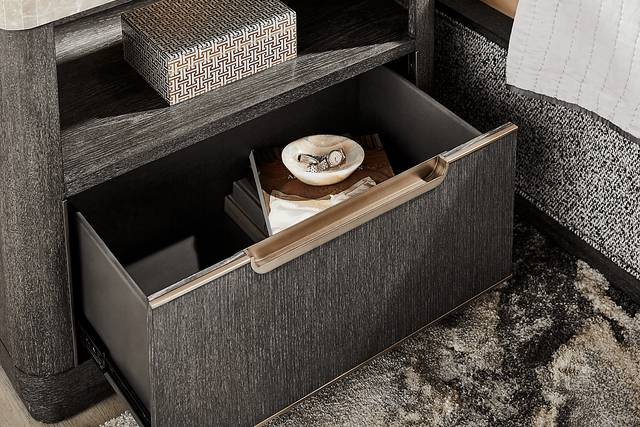 Preston Heights Gray Nightstand - Thumbnail - Image 4