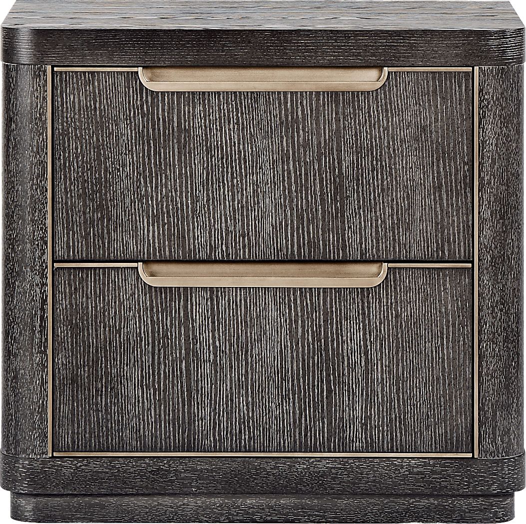 Preston Heights Gray Nightstand