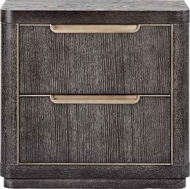 Preston Heights Gray Nightstand