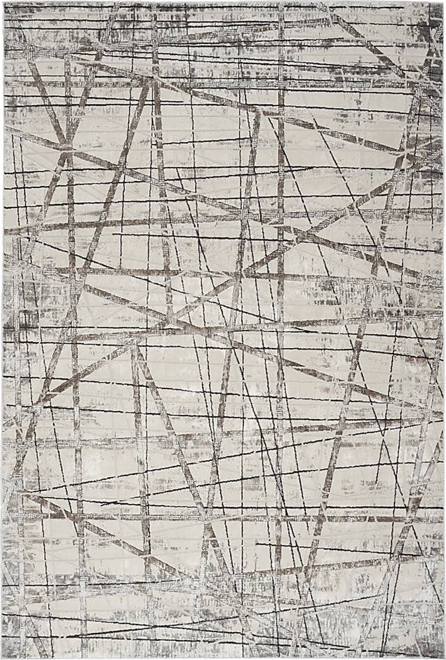 Preswaki Gray 7'10 x 9'10 Rug - Thumbnail - Image 1