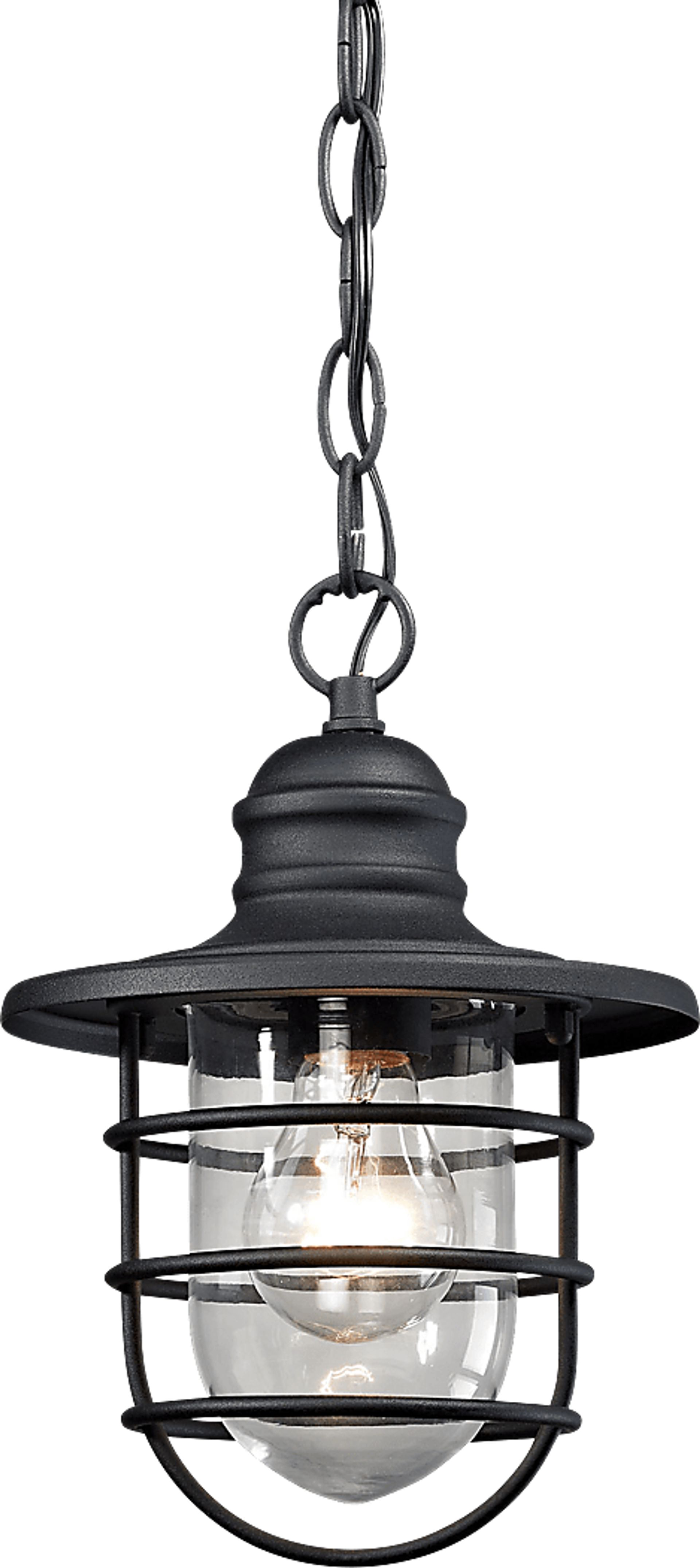 Prevatt Black Outdoor Chandelier - Image 1